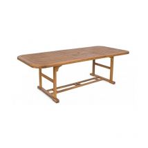 Iperbriko - Table extensible en bois pour l'extérieur 180/240x100x74cm