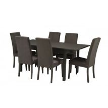 Tezeta - Table Extensible Firenze 120x80 Chêne Gris