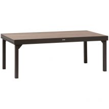 Hesperide - Table de jardin extensible Piazza houblon & tonka 12 places en aluminium traité époxy - Hespéride