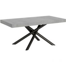 Itamoby - Table extensible 90x180/440 cm Famas Cemento structure Anthracite