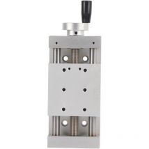 Table Linéaire Manuelle KA80-1402-50 - Module de Guidage Linéaire à Vis Croisée en Alliage d'Aluminium - Précision Élevée - Course de 50mm