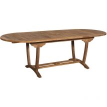 Table mainan Ovale 180-240x100x75 Teck Premium