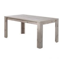Alcos - Table à manger 160 x 90 cm coloris bois clair Warschau