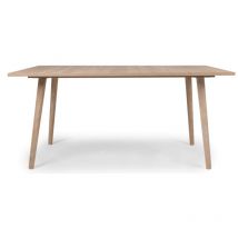 Abitare - Table à manger 160x90 cm chêne clair - Agrigento