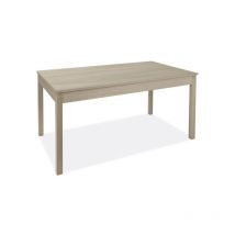 Argonauta - Table à manger extensible entièrement en bois mélaminé cm 90x160 - 200 Orme
