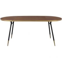 M&s - Table à manger, Table 180 cm Denise Marron en Wood, boite a design