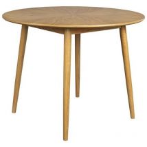 Drawer - Table Design, Table ronde en bois Fabio Bois en Wood, boite a design