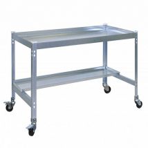Simonrack - Table de préparation jardinage Simon Rack Desk mobile 120x60cm galvanisé