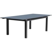 Table de jardin rectangulaire extensible - Gris anthracite - Aluminium - 12 personnes - 240/300 x 100 cm - miami Dcb Garden