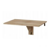 Table murale pliable étagère rabattable 100x70 Chêne Sonoma Modèle: HOMNI 8 Table pliante