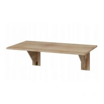 Table murale pliable étagère rabattable 130x70 Chêne Sonoma Modèle: HOMNI 9 Table pliante