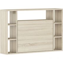 Table murale rabattable Bureau mural 94cmx62cmx20cm « Muse Chêne sonoma clair / chêne sonoma clair »