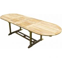 Table nayan Ovale 200-300x100x75 Teck Premium