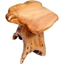 Couchtisch Aus Massiver Tanne, Blumenständer Aus Tanne, Fußhocker Aus Massivholz, Unregelmäßige Form