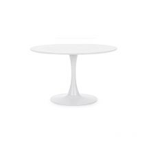 Table de salle à manger Table Bloom Blanche D100