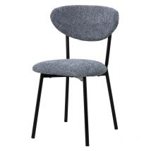 Table Passion - Chaise bouclette bleu canard