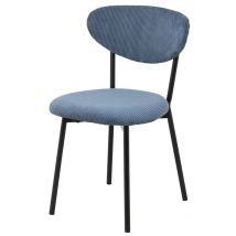 Table Passion - Chaise Velvet Bleu canard