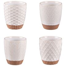 Table Passion - Coffret De 4 Gobelets Jaspe 20 Cl Beige