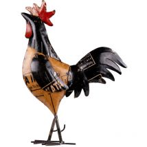 Table Passion - Coq métal indus jaune 58x42 cm