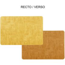 Set de table fabrik rectangulaire jaune moutarde 44.5x33 cm (lot de 2) - Table Passion