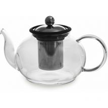 Théière 1 l en borosilicate décor noir - Table Passion