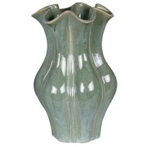 Vase Curve vert 18x28,5 cm - Table Passion
