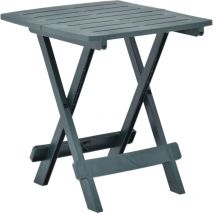 Decdeal - Table pliable de jardin vert 45x43x50 cm plastique
