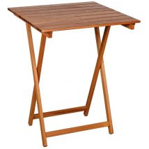 Table pliante 60 x 60 cm en bois