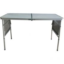 Table pliante avec rallonges 120 x 60 x 40/70 cm Midland