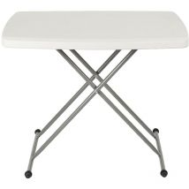 Haloyo - Table pliante d'appoint pour jardin terrase table basse Petite table rectangulaire pliable 765074 cm Hauteur réglable