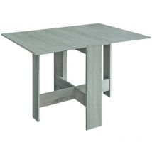 Toscohome - Table pliante peu encombrante 130x76 cm couleur béton - Artemio