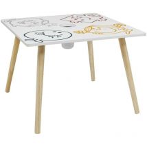 Monsieur Madame - Table pour enfants avec pot à crayon intégré