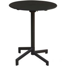 Magazzini Cosma - Table ronde Ø60 cm Fermable Outdoor pour bars et pubs de publication avec structure et haut en acier bazar Black - Black