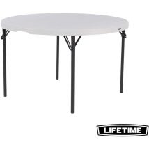 Lifetime - Table ronde pliante Diam. 120cm