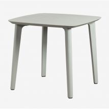 Table de jardin carrée 85x85 cm Scand Sklum Vert Kaki