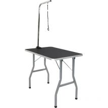 Table de Toilettage Ajustable pour Chiens Chats 1 Potence Vidaxl