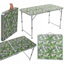 TABLE TOURISTIQUE VALISE DE CAMPING PLIABLE 120x60