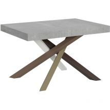 Itamoby - Table extensible 90x130/390 cm Volantis Cemento structure 4/C