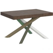 Table extensible 90x120/224 cm Volantis Noce structure 4/A