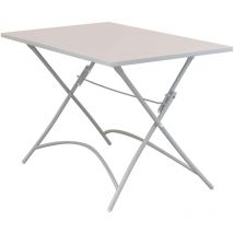 Magazzini Cosma - Tableau 110x70 cm Closeable Garden de sauvegarde pliant extérieur avec structure et haut en fer en acier mini Tan - Tan