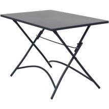 Tableau 110x70 cm Closeable Garden de sauvegarde pliant extérieur avec structure et haut en fer en acier mini Black - Black