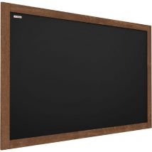 Allboards - Tableau à Craie Noir avec Cadre en Bois Laqué 120x90cm