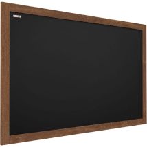 Tableau à Craie Noir avec Cadre en Bois Laqué 200x120cm