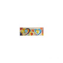 Webmarketpoint - Tableau abstrait coeurs cm50x150x3