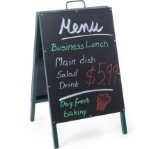 Hendi - Tableau d'information publicitaire menu sur pied pour restaurants 500x850mm 664117