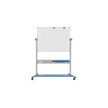 Tableau blanc émaillé pivotant double face 150 x 120 cm Evolution Bi-office