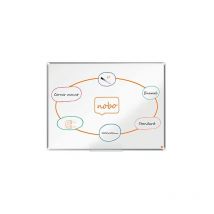 Tableau blanc Premium Plus émaillé - 120 x 90 cm - Nobo