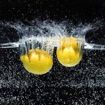 Tableau cuisine cocktail citron vitaminé, 50x50cm