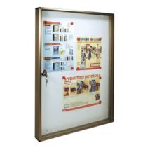 Alubox - Tableau d'affichage magnétique bronzé Trimec mm.550x5x73h - Salon