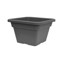 Tableau de maceta 38x38 cm anthracite décoré